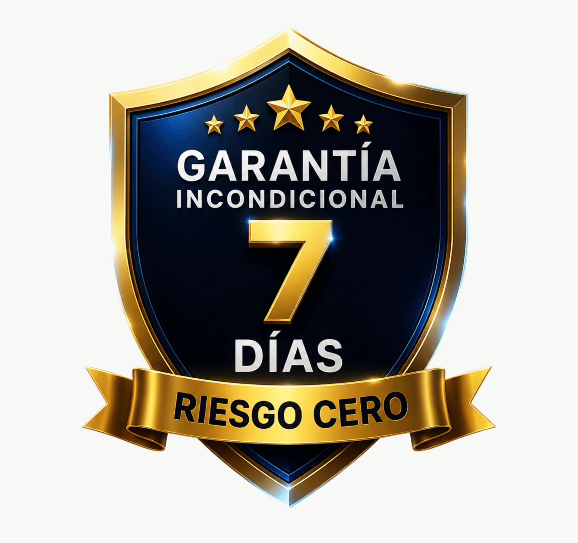 Garantía Incondicional de 7 Días Riesgo Cero